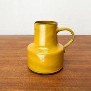 Minimalist carafe vase by BKW Böttger Keramik Wandsbek, Hamburg, Germany, 1960s.