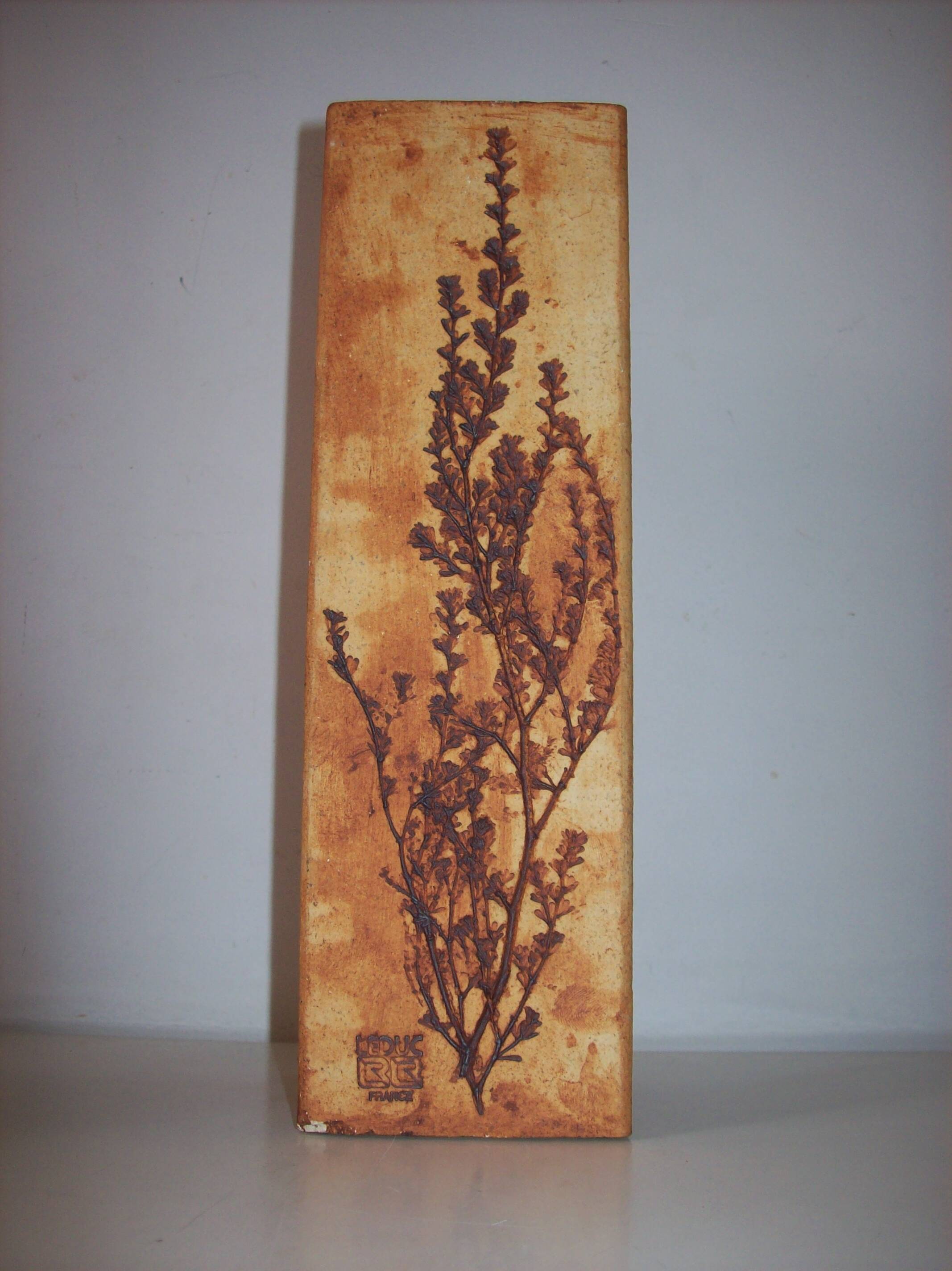 Ceramic vase signed raymonde leduc