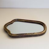 Small gilded wooden mirror