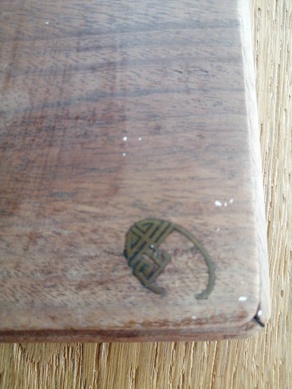 Vintage Indochinese pearly tray