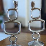 Pair of vintage design candlesticks