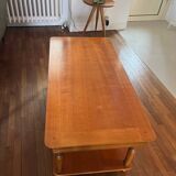 Cherry wood coffee table from the 80s