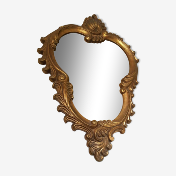 mirror signed ARNOVA gilt wood Baroque style 64x44cm