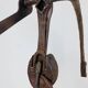 Brutalist sculpture in wrought iron, folk art