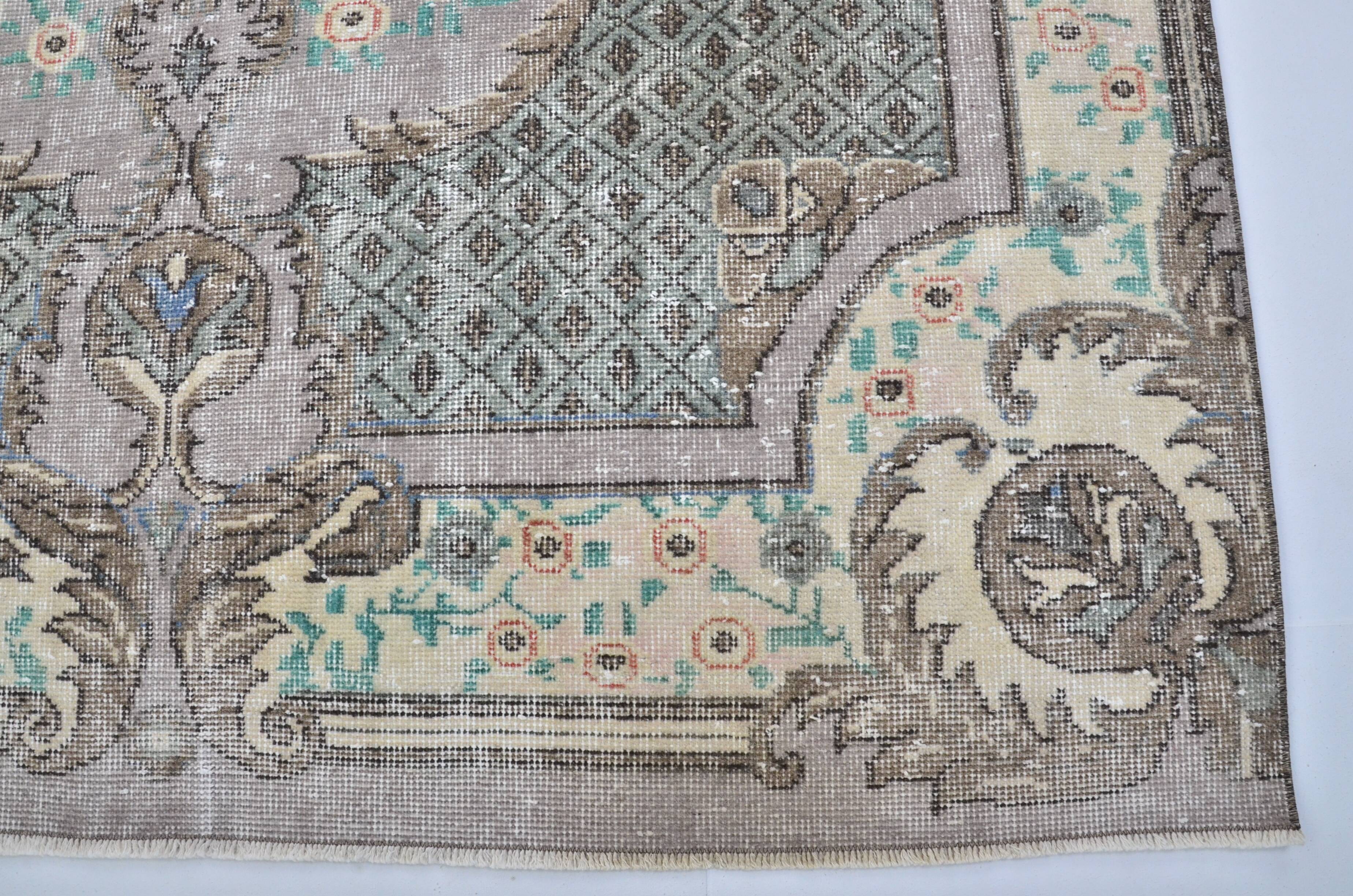 Geometric Tribal Wool Vintage Rug