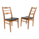 Set de 2 chaises scandinave en chêne, Suède, 1970