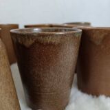 Set of 10 Digoin Stoneware glasses
