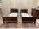 Empire style mahogany twin beds