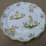 Plate decorated with grotesque