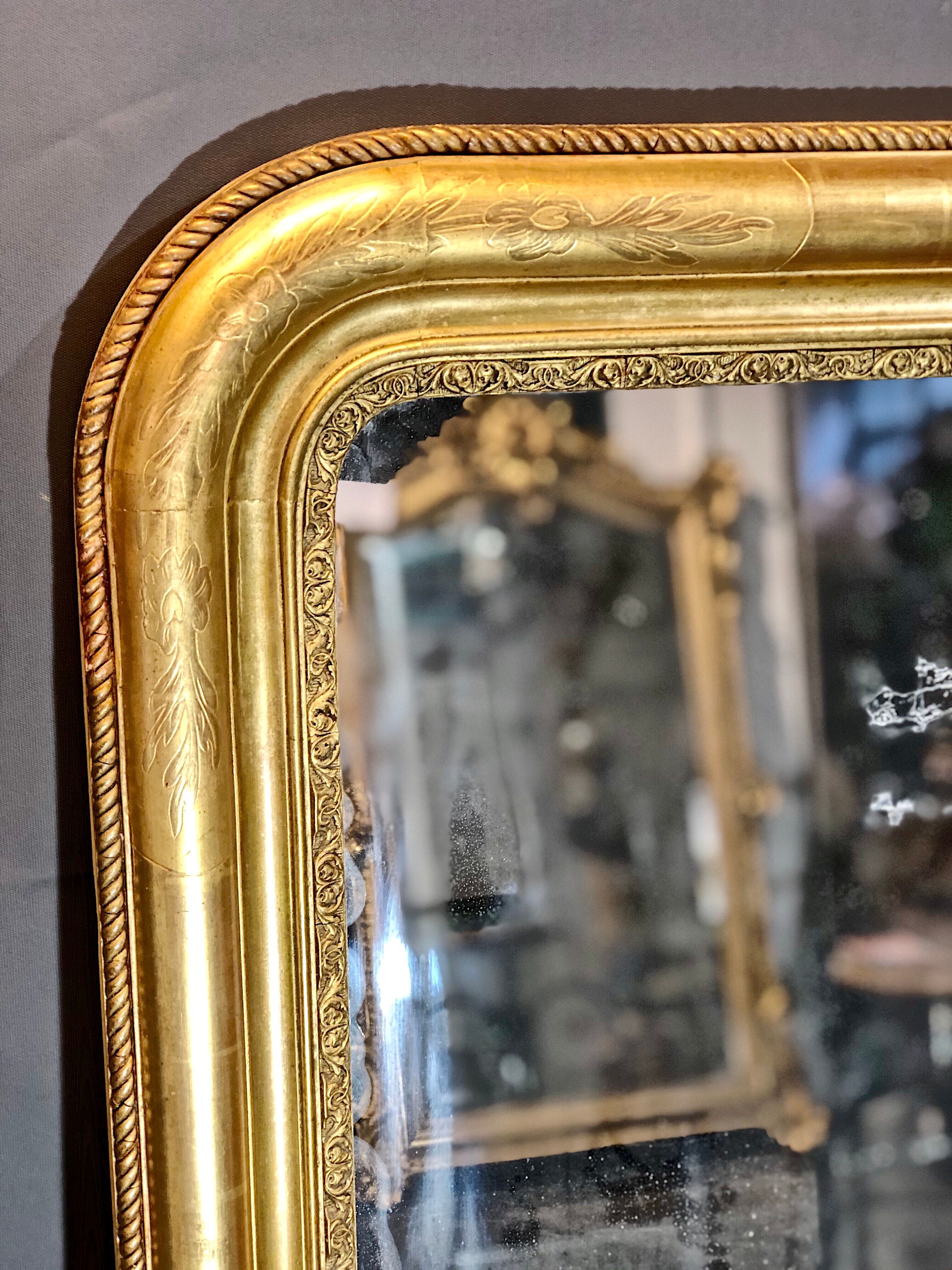 Mirror Louis Philippe 125x85 cm