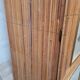 Vintage 1960s split bamboo and rattan wardrobe