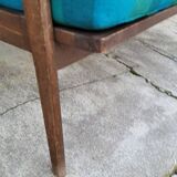 Vintage Scandinavian 2-seater sofa bench - 1950s