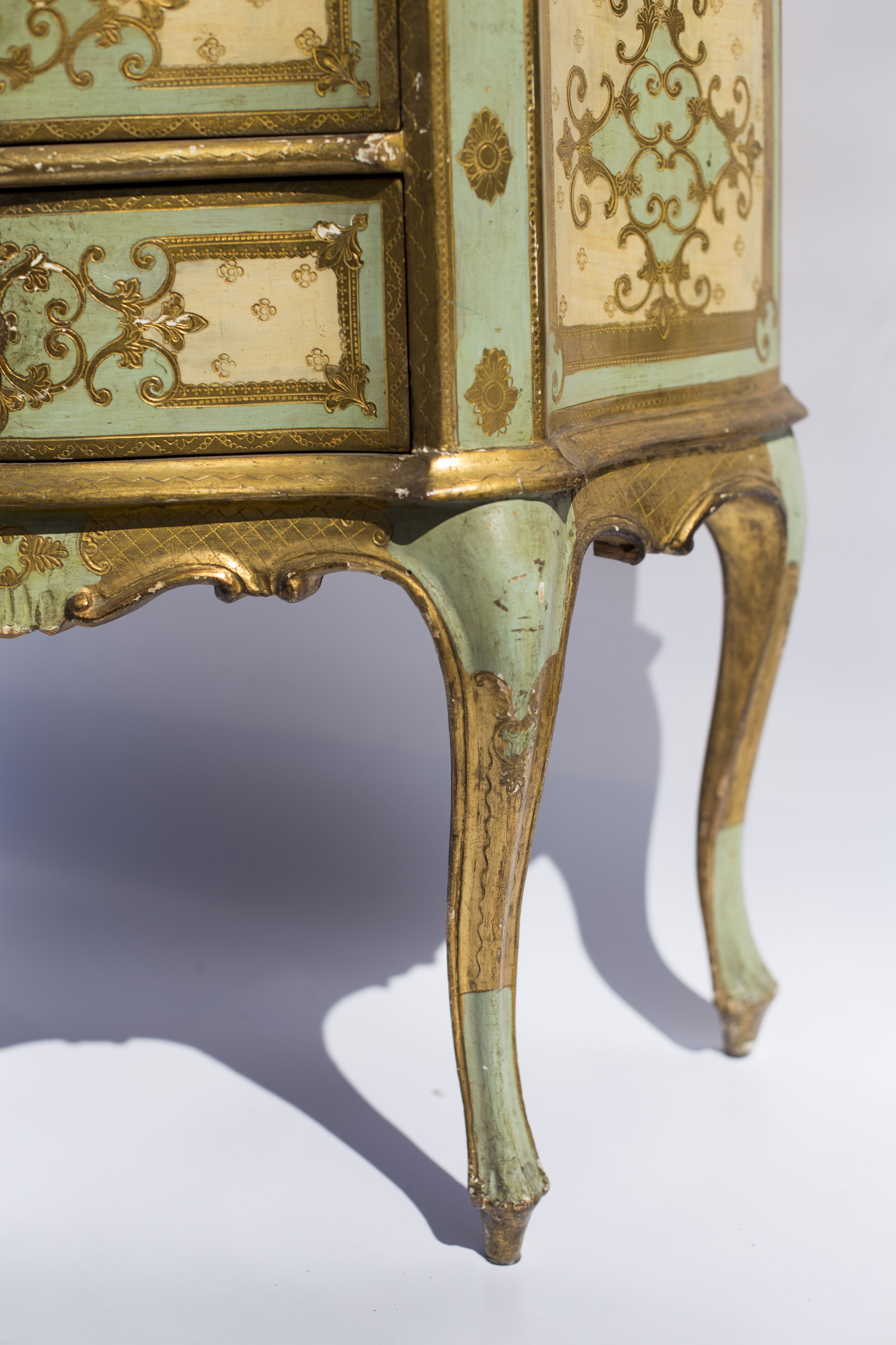 Bedside table style Venetian early twentieth
