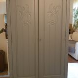 Solid oak wardrobe