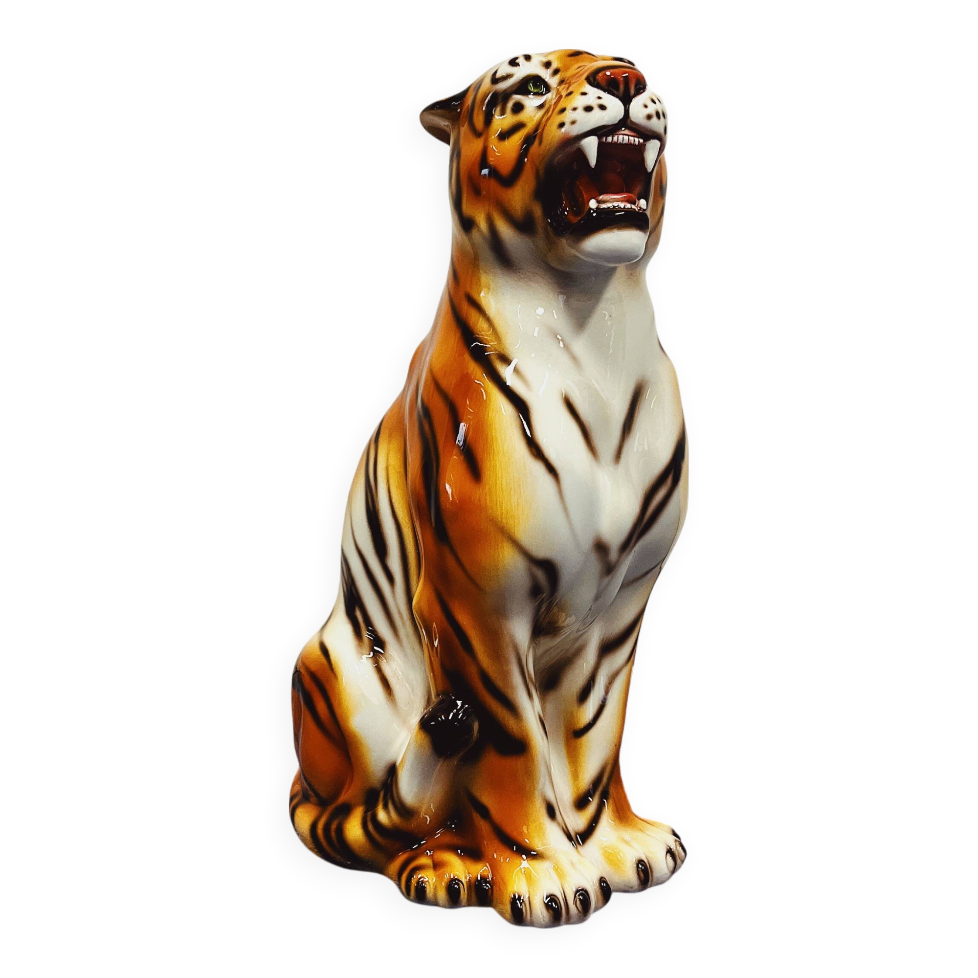 Tiger Statue Ceramic