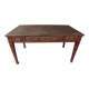 Old farmhouse table in solid oak