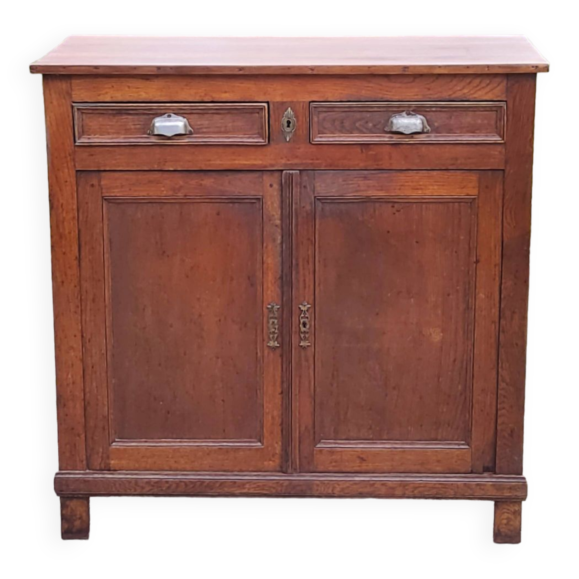 Parisian sideboard in solid oak and solid poplar early 20th century