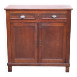 Parisian sideboard in solid oak and solid poplar early 20th century