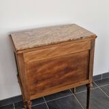 Louis XVI style wood and marble furniture