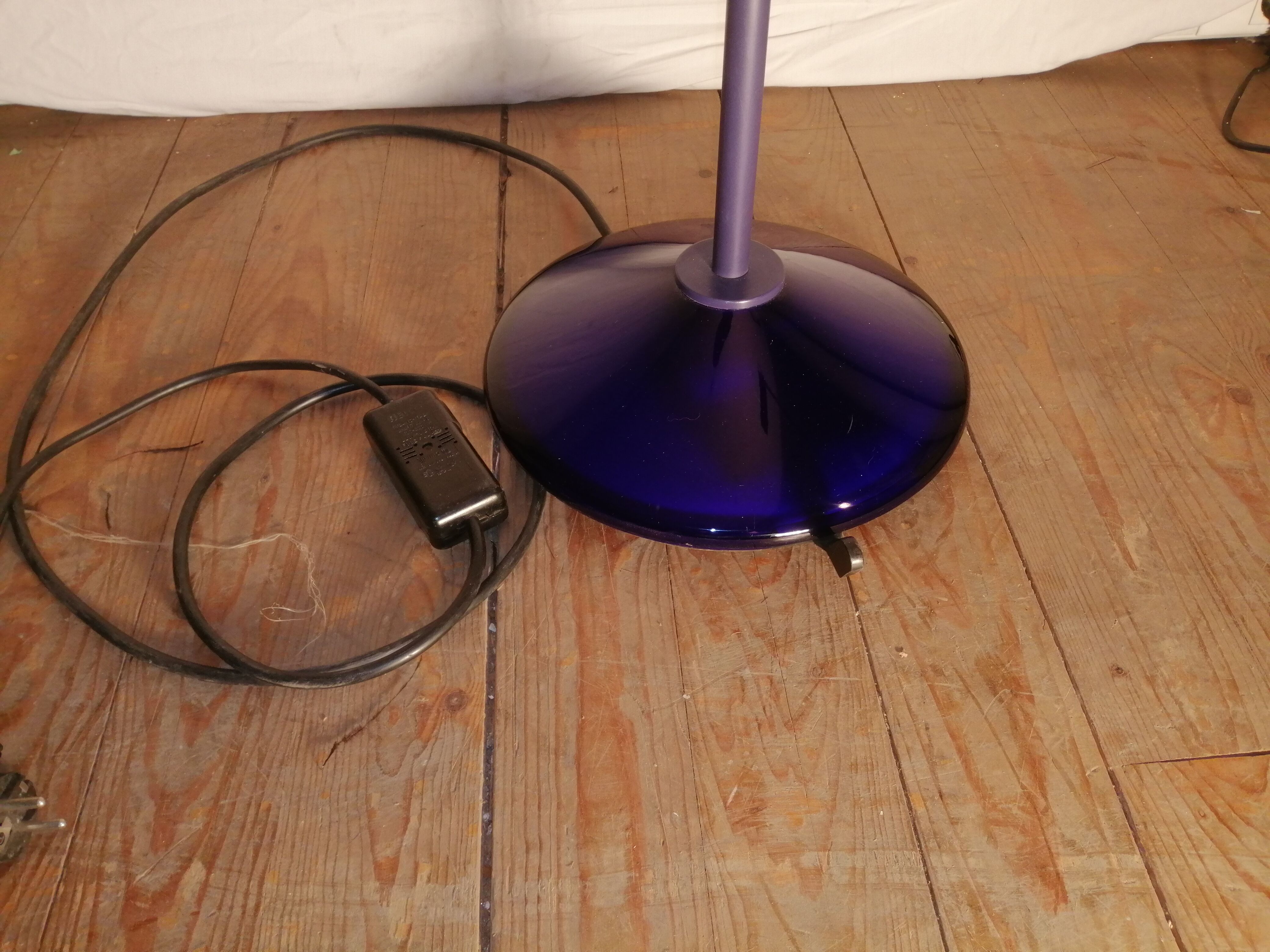 Lampadaire italien en verre Jill design par King, Miranda & Arnaldi pour Arteluce