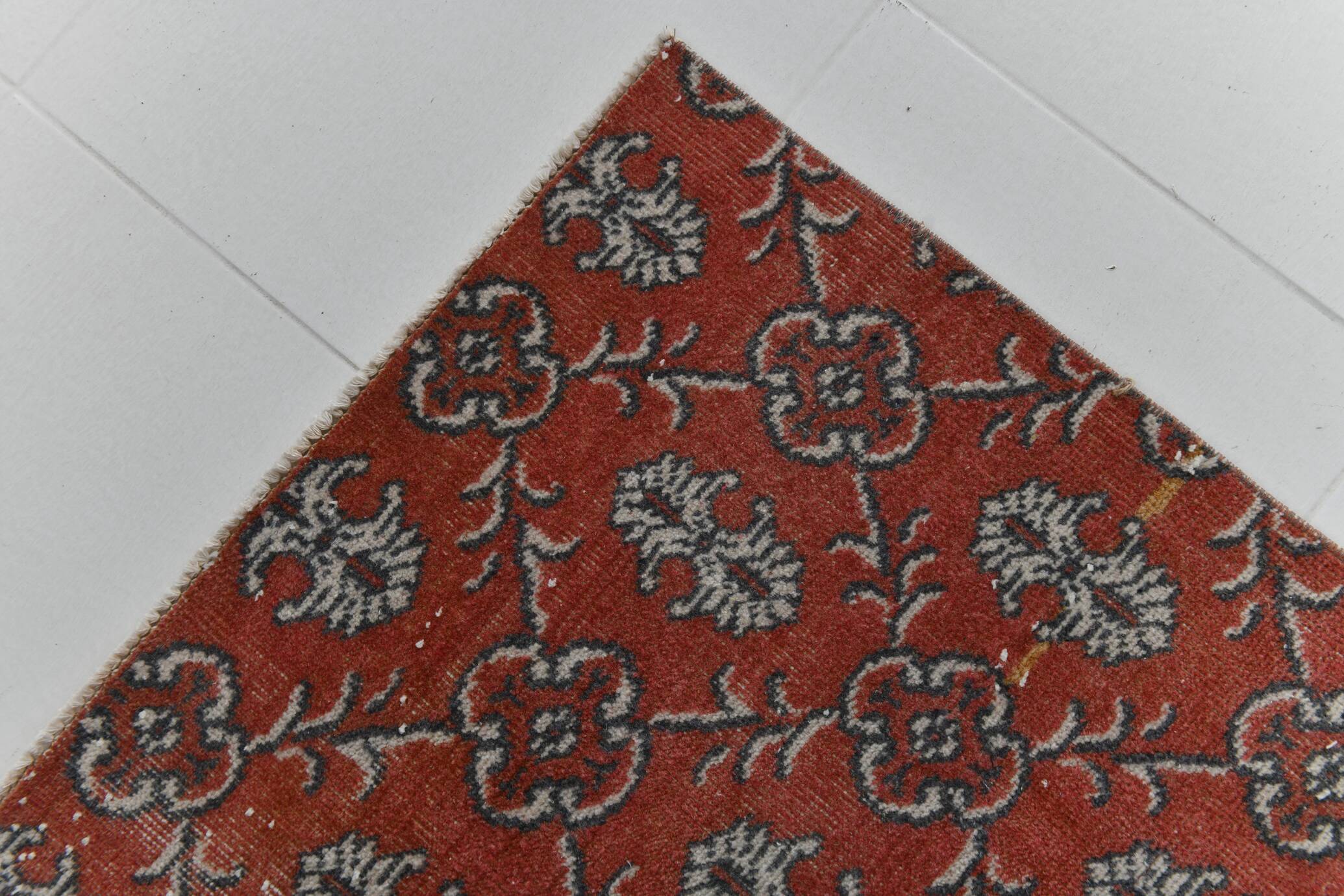2x7 narrow vintage runner rug, 73x225cm