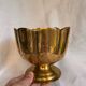 Brass footed bowl