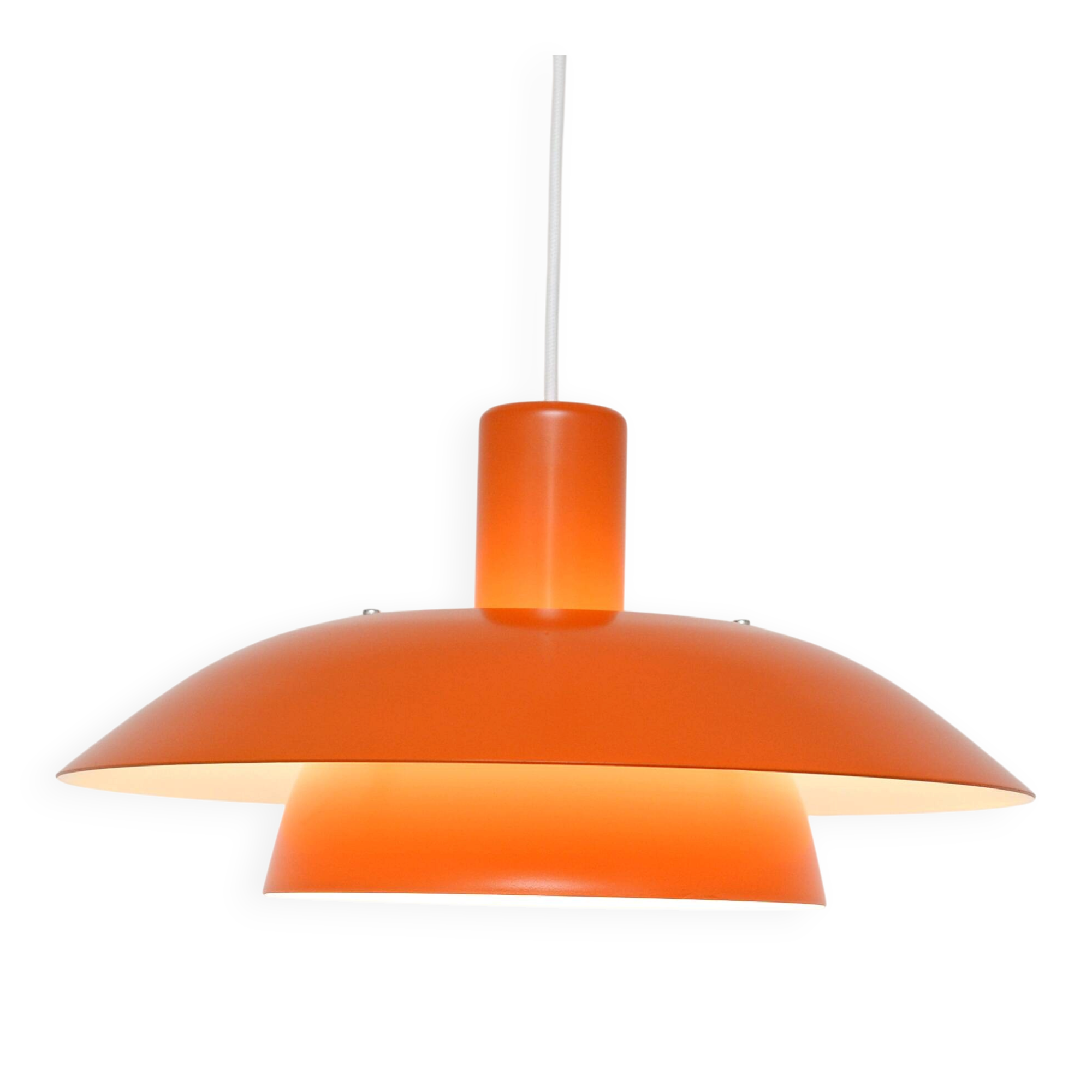 Orange vintage lamp, Denmark 1970s