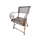 Old garden armchair Arras. 1890