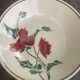 Fruit bowl, deep plate, luxeuil, old poppy motif