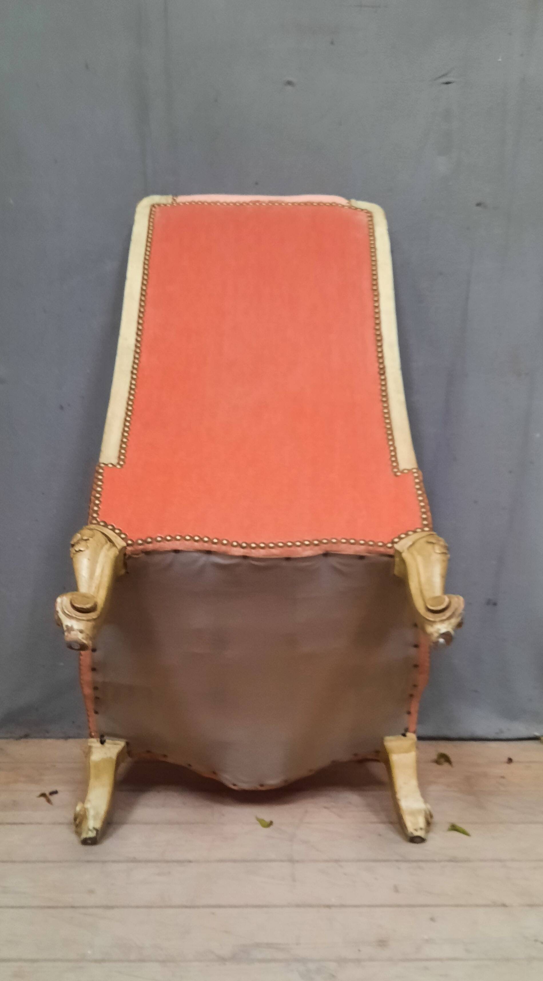 Louis XV style low chair