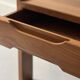 Elm wood side table / bedside table, Maison Regain 1960