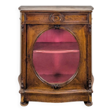 Vitrine basse en acajou anglaise