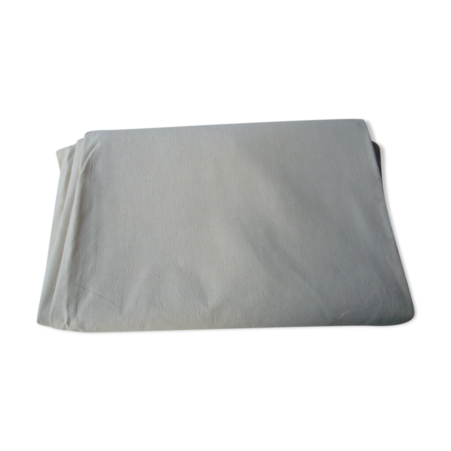 Embroidered antique linen sheets