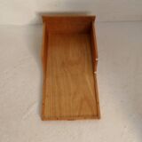 Antique oak store counter with drawers