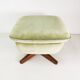 Pouf du milieu du siècle, Parker Knoll, Royaume-Uni, années 1960.