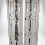 Pair of old shutters