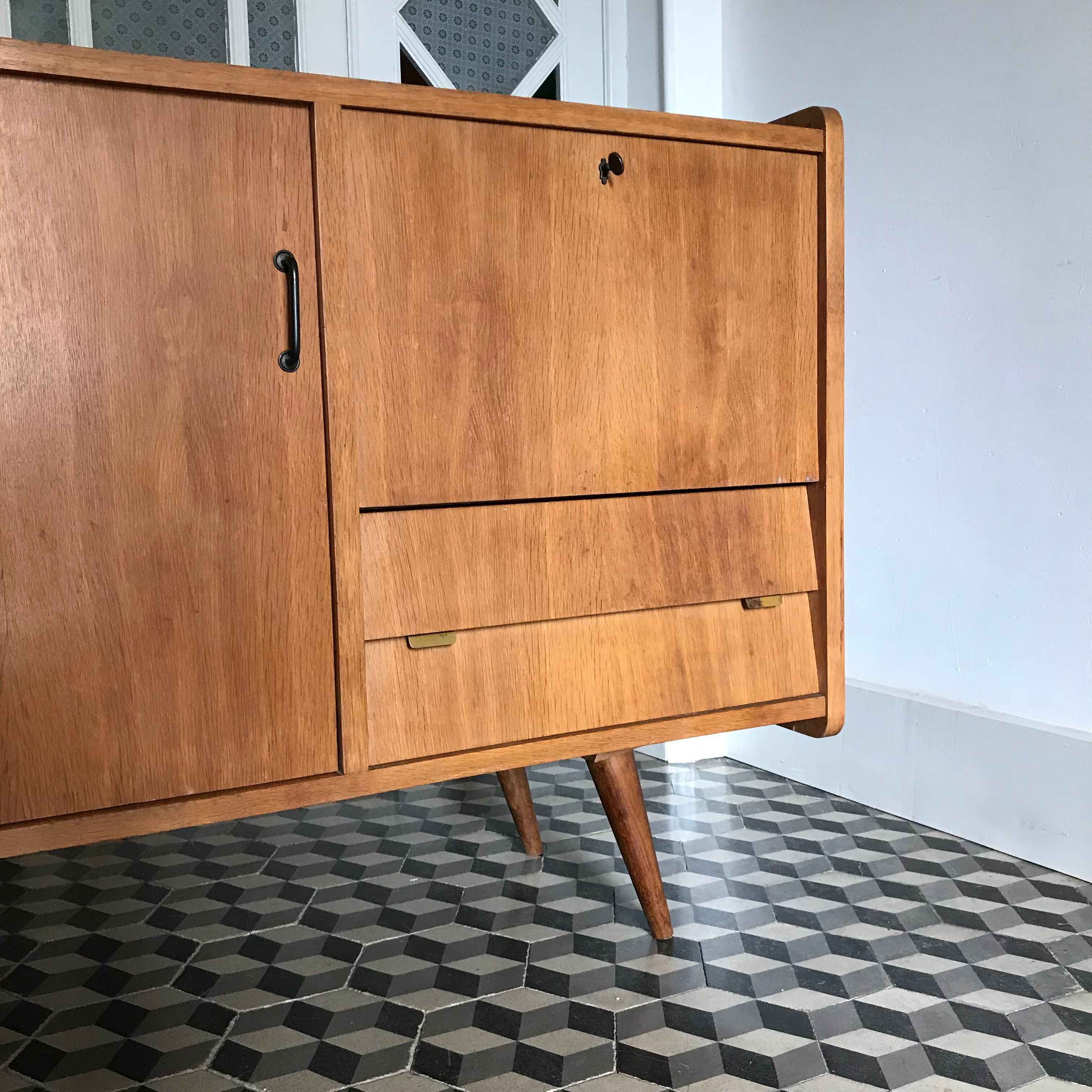 Vintage wooden sideboard