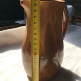 Enamelled stoneware pourer signed Denbac