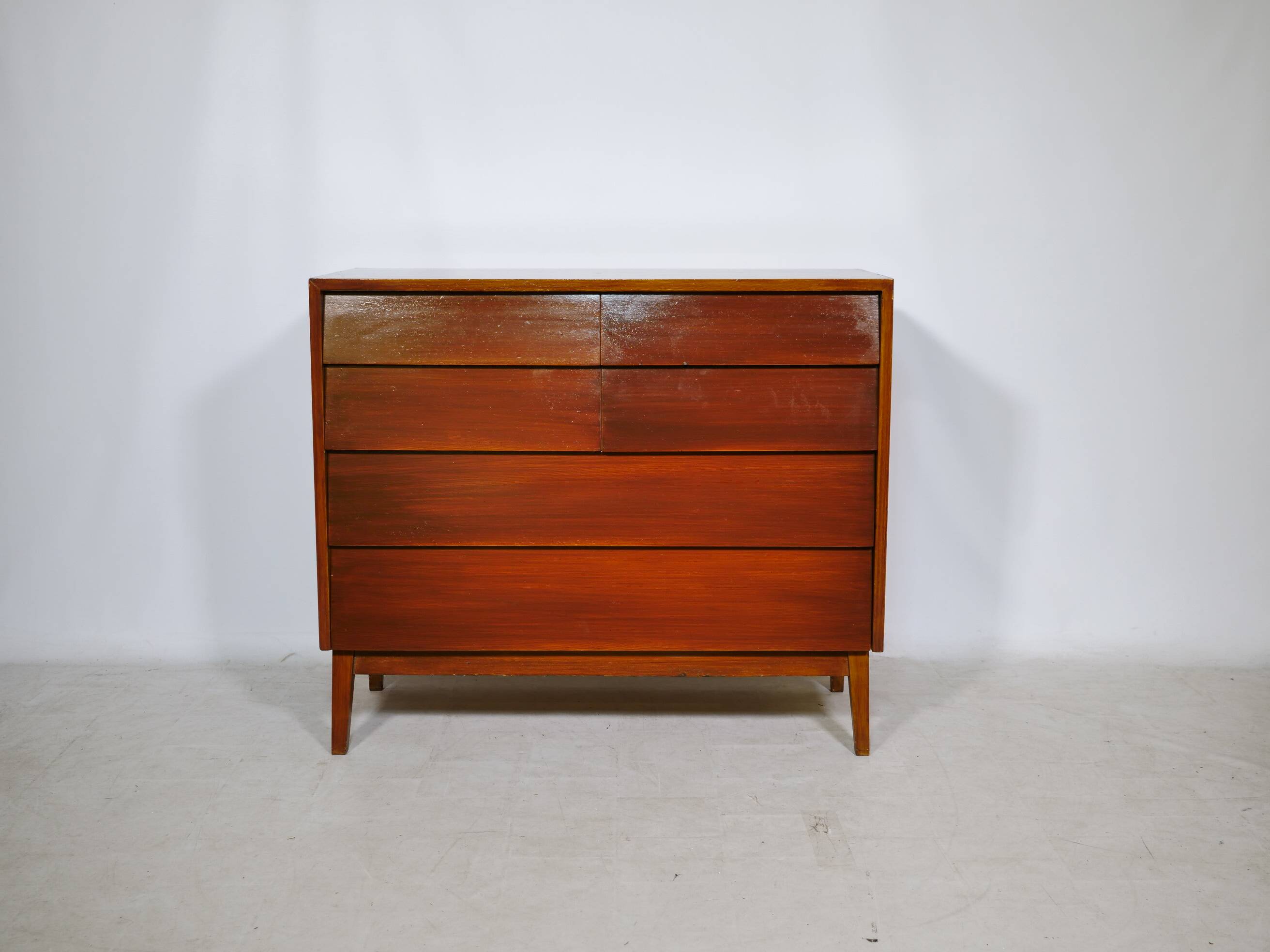 Mid Century Chest of Drawers in Teak, 1960s