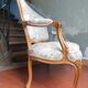 Louis XV style convertible sofa toile de Jouy Chinoiseries