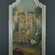 Painted wooden trumeau mirror, Louis XV style – first part of the 20th century