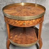 Marquetry-decorated gueridon – 20th century