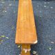 Banc de ferme vintage en bois massif 140cm