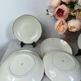 Six Bavaria porcelain soup plates