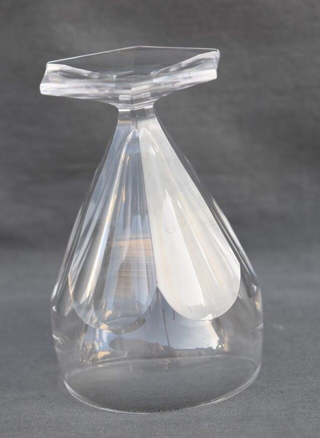 6 glasses in Porto or crystal digestive with slices cut St. Louis