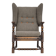 1960s, Scandinavian design, reupholstered high-back armchair, furniture wool, oak wood.