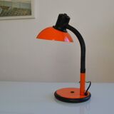 Vintage Aluminor France orange lamp from the 70s 1970