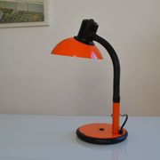 Vintage Aluminor France orange lamp from the 70s 1970