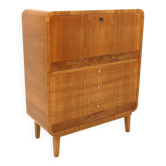 Secrétaire scandinave en orme, Swedish modern, Suède, 1940