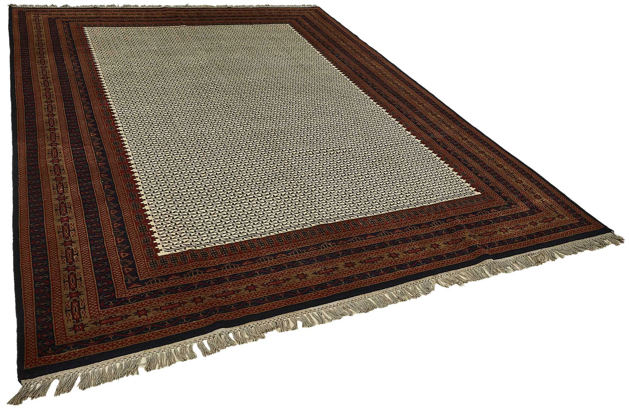 Turkish Handknotted Wool Oushak Rug 242 cm x 311 cm